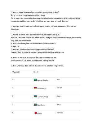 Alba Ariza Petit - 3 1 Geografia Política D'ÀSIA