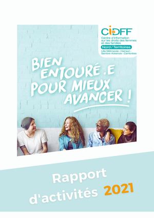 Cidff Nord Territoires Rapport Annuel 2021