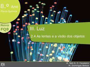 As Lentes E A Visão Dos Objetos