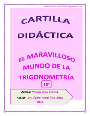 Cartilla Didáctica Yasmín Maestría 2022