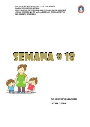 Semana 18 Competencia Comunicativa