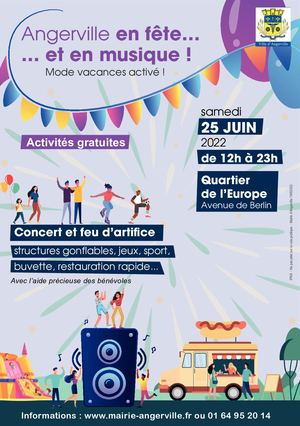 Angerville en fête...et en musique ! 2022
