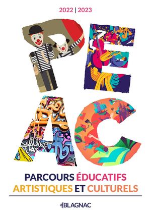 Parcours éducatifs artistiques et culturels Blagnac 2022-2023