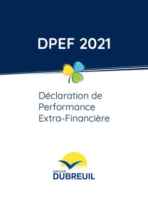 DPEF 2021 GROUPE DUBREUIL