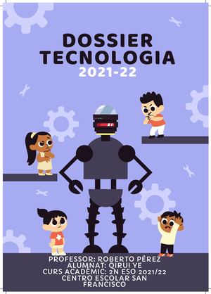 Dossier Tecnologia 2n Eso 2021 22