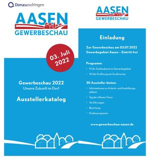 Ausstellungskatalog Gewerbeschau Aasen 2022