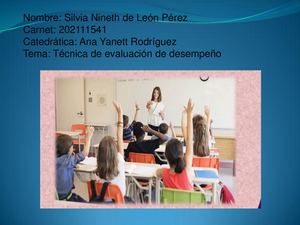 Técnicas de evaluación de desempeño