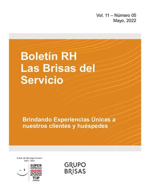 Boletín de Recursos Humanos de Grupo Brisas - mayo 2022