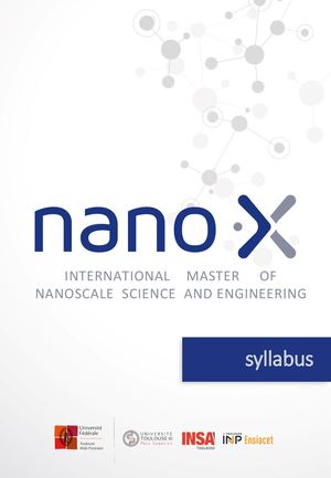 NanoX master Syllabus2022 2023