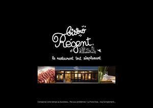 Bistro Régent - Plaquette Franchise