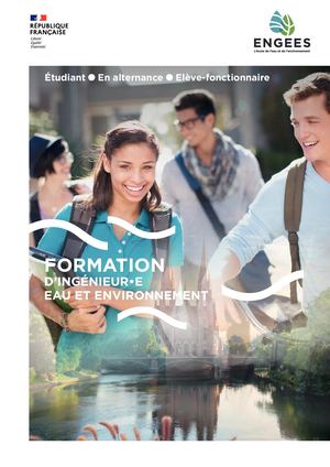 Brochure Ingenieur Engees - eau et environnement