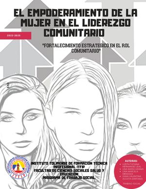 El Empoderamiento De La Mujer En El Liderezgo Comunitario