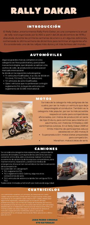 Rally Dakar Juan Pedro Console