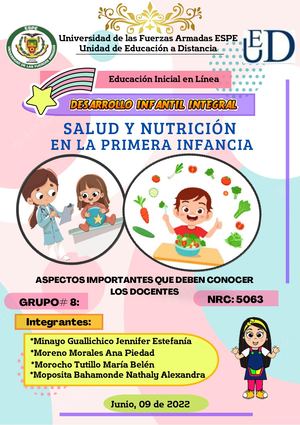 Salud Y Nutrición En La Primera Infancia (1)