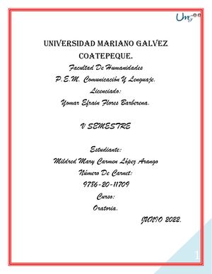 Portafolio Digital Oratoria