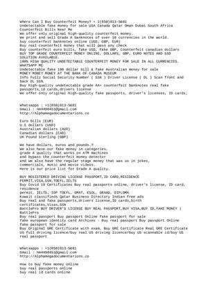 Where Can I Buy Counterfeit Money? + 1(859)813-5681