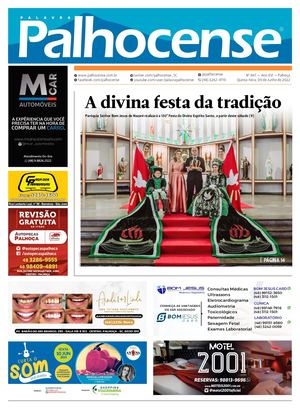 Palavra Palhocense - Edição 847