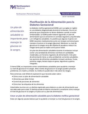 Northwestern Medicine Planificación De Comidas Para Personas