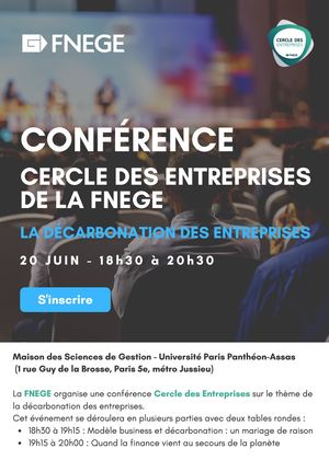 Conférence Cercle Des Entreprises