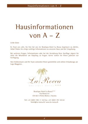 Hotelinformation 2022