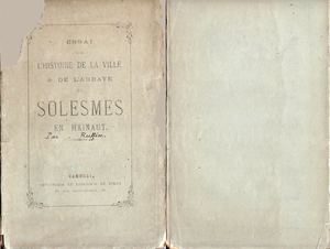 Histoire De Solesmes Par Ruffin