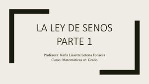 Presentación Mate Seccion 6 5 Parte 1 Ley De Senos