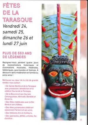 Programme Détaillé Tarasque 2022