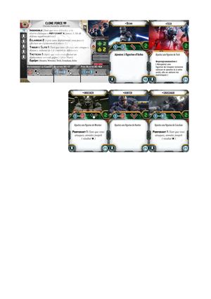 Cartes Bad Batch : Clone Force 99 / #Star Wars Legion