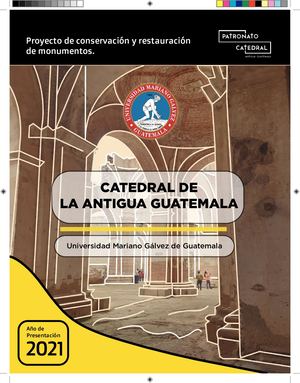 Doble Página Revista Proyecto De Restauracipo La Antigua Guatemala Compressed