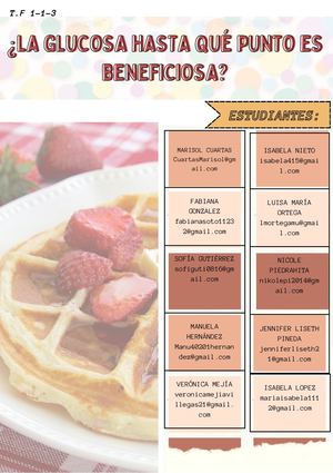 ¿LA GLUCOSA HASTA QUE PUNTO ES BENEFICIOSA? - Empresa Mr. Waffles