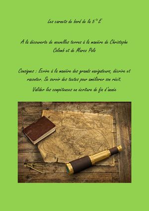 Carnets de bord de la 5°E