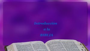 Introducción A La Biblia