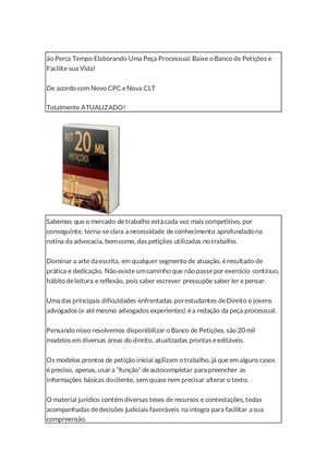 Banco de Petições 2022 Download - Banco de Petições Baixar Grátis?