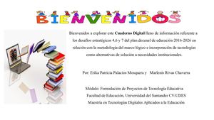 Cuaderno Digital - Marco Lógico