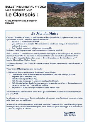 Le Clansois 2022 01
