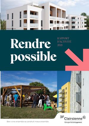 RAPPORT D'ACTIVITE 3F CLAIRSIENNE 2021
