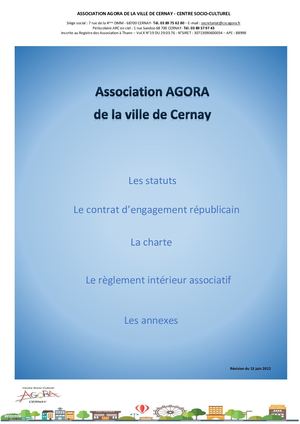 Documents Associaton Agora de La Ville De Cernay