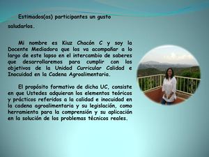 Presentacion Del Docente Kiuz Chacón C