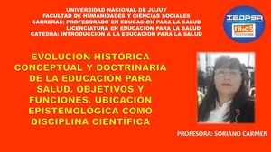 Evolución histórica conceptual de la Educación para La Salud [Autoguardado]