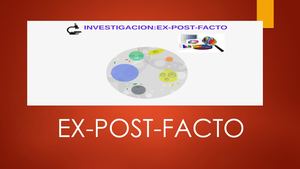Investigacion Ex Post Facto Ruth Lopez
