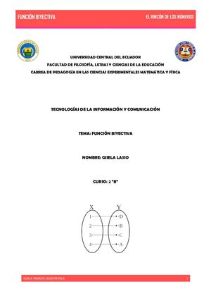 Función Biyectiva