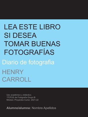 Lucía Romero Arteaga Nombre Alumno Alumna Apellidos 1ºpry B Henry Carroll Diario