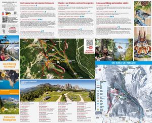 Centro Escursioni Catinaccio Cartina 2021