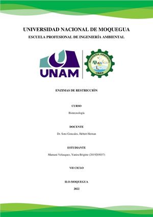 Enzimas De Restricción