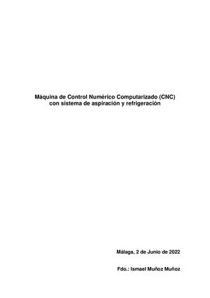 Proyecto Final Ciclo Formativo Cnc