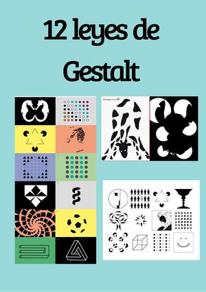 Revista 12 leyes de Gestalt