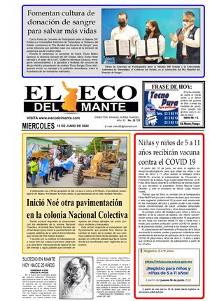 Miercoles 15 De Junio De 2022