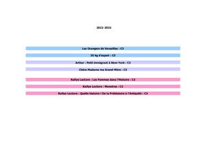 Agenda Series Juin 2022