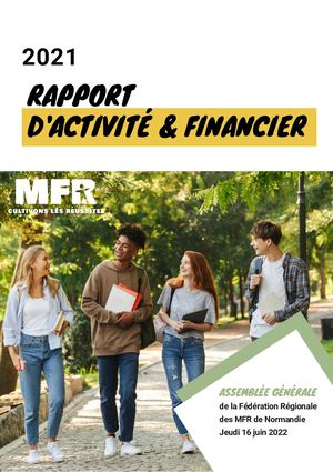 Rapport D'activité 2021 FR NORMANDIE