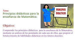 1 2 Principios Didácticos De La Matemática